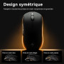 ATK Dragonfly A9 Series Souris de jeu sans fil, légère, 53–57 g, capteur PAW3950 Ultra / PAW3395, jusqu'à 42 000 DPI, polling 8K