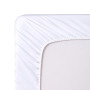 Todocama - Drap Housse réglable en Microfibre brossé Extra Doux. Lit 80 x 190/200 cm, Blanc