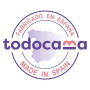 Todocama - Drap Housse réglable en Microfibre brossé Extra Doux. Lit 80 x 190/200 cm, Blanc
