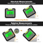 Inclinometre, HUEPAR Inclinomètre Numérique Magnetique 0 * 360 ° Niveau Numérique Électronique Arrêt Automatique, LCD et Rétroéc