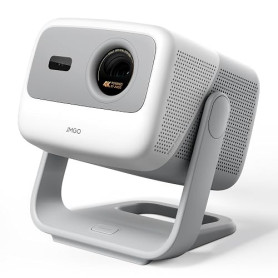 JMGO New N1S 4K Mini Videoprojecteur, Triple Laser, 1700 ISO Lumens, GTV | Gimbal Instantané Autofocus, Netflix, 110% BT.2020, H