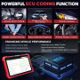 KINGBOLEN Valise Diagnostic Auto K10 Pro, OBD2 Diagnostic français pour système Complet avec 50+ Réinitialisations, Codes ECU, C