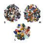 Set de pierres précieuses | Mélange coloré de pierres de tambour naturelles | Mélange de pierres précieuses véritables | Pratiqu