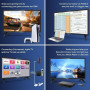 Antteq AB42D1 Télévision 42 Pouces (TV 107 cm), Dolby Audio, LED, Triple Tuner DVB-C / T2 / S2, CI+, HDMI, USB-Media Player, Sor