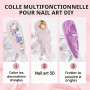 Makartt 30ml Rhinestone Glue Gel 3D Nail Art – Adhésif Super Fort pour Strass, Bijoux et Décorations