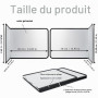DBAATTZ Lot de 2 protections anti-éclaboussures de graisse pliables et peu encombrantes, pour cuisine, cuisinière, poêle (37,6 ×