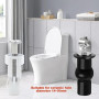 2 Pièces Fixation Abattant WC,Fixation Cuvette WC,Fixation Abattant WC Universel,pour Siège de Toilette,Matériau en Nylon(Style