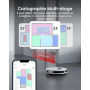 Lefant M1 Robot Aspirateur Laveur 2 en 1, 5500Pa, Navigation LiDAR, Cartographie Multi-étage, Zones Virtuelles, Connecté par Ale