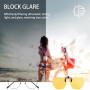Clip Launettes Conduite de Nuit, Lunettes de Vision Nocturne Verres Jaunes Polarisés Anti-Éblouissement Ultra léger Clip Lunette