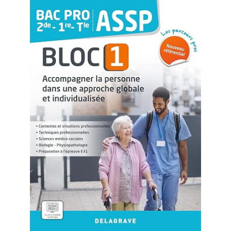 Les Parcours Pros - ASSP - Bloc 1 - 2de, 1re, Tle Bac Pro ASSP (2023) - Pochette élève