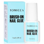 TOMICCA Colle à Ongles, Extra Forte Rapide Colle Faux Ongles avec Pinceau, pour Ongles Acryliques Longue durée, 7ML