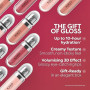 KIKO Milano Glossy Lip Set 03, Kit Lèvres : 3 Brillants À Lèvres Hydratants Effet Volumateur 3D