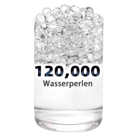 WITCOLOR Lot de 120 000 perles d'eau transparentes en gel - Pour vases, bougies flottantes, décoration de mariage, décoration de