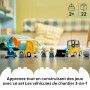 LEGO DUPLO Ma Ville Les Véhicules de Chantier - Jouet Éducatif Montessori pour Enfant en Bas Âge - Camions, Pelleteuse & Dépanne