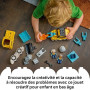 LEGO DUPLO Ma Ville Les Véhicules de Chantier - Jouet Éducatif Montessori pour Enfant en Bas Âge - Camions, Pelleteuse & Dépanne