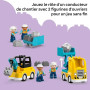 LEGO DUPLO Ma Ville Les Véhicules de Chantier - Jouet Éducatif Montessori pour Enfant en Bas Âge - Camions, Pelleteuse & Dépanne