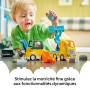 LEGO DUPLO Ma Ville Les Véhicules de Chantier - Jouet Éducatif Montessori pour Enfant en Bas Âge - Camions, Pelleteuse & Dépanne