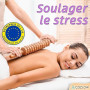 Bâton de rouleau de massage en bois (12 rouleaux) – Outil de massage thérapeutique en bois pour la sculpture du corps, la libéra
