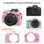 RAIALL Étui pour appareil photo Canon EOS R50, étui de protection souple en silicone pour appareil photo Canon EOS R50 Vlogging,