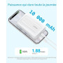 Anker Batterie Externe Magsafe 10000mAh 30W, Power Bank sans Fil Compacte avec Recharge Rapide PD, Chargeur Durable et Agréable