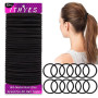 Ithyes Lot de 32 élastiques à cheveux épais de 4 mm pour femme et fille, chouchous pour queue de cheval, chouchous pour filles e