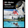 SUUNTO Race S Montre de sport GPS, écran AMOLED 1.3"avec 95+ modes sportifs