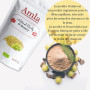 Amla en poudre BIO d’Inde avec pinceau en silicone-Lutte contre la chute des cheveux, les pellicules et vieillissement de la pea