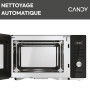 Candy Essenza CMWA32EDLB Four Micro-ondes 1000W 32L Digital, Fonction Décongélation et Nettoyage Auto, Cavité Inox, Plateau Tour
