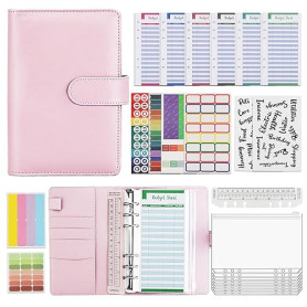 Planificateur de budget & livre de comptes A6 – Planificateur financier efficace avec méthode des enveloppes – Carnet d’épargne