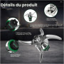 Lame de Mixage pour Thermomix TM7, TM6 & TM5 en Acier Inoxydable par MMOBIEL – Couteau de Remplacement pour Soupes, Smoothies, P