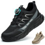 BAXIWUY Chaussures de Sécurité Hommes Légère Basket Securite Femme Chaussures de Travail Embout en Acier Respirantes Antidérapan