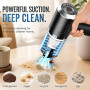 SCOVEE Aspirateur à Main,Aspirateur Portable Mini,22000PA Puissance, 4-en-1 Mini aspirateur de Voiture, léger pour Le Bureau,La