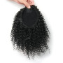 ROSESSEA Extension de queue de cheval afro - américaine bouclée cheveux courts en queue de cheval afro - américaine (12 Inch, 1B