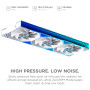 TZMRIT PF360 Aio Water Cooling 360 mm with 5.5 Inch LCD Magnetic Screen Display, All-in-One ARGB Infinity Mirror 2000 RPM PWM Fa