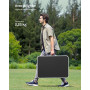 WOLTU Table de Camping Pliante, 70x60x50 cm, Noir | en Aluminium et MDF, Table de Jardin, Portable, pour Plage Balcon