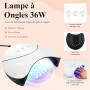 Phoenixy Kit Ongle Gel UV Complet avec 36W Lampe, 8 Couleurs Poly Ongle Gel 15ML, Set de Manucure pour Débutant Gel Construction