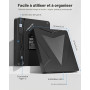 Suoxiom Lecteur CD/DVD externe, USB 3.0 et Type-C Graveur CD DVD externe, ROM +/- RW Unités portables ultra-fines de 1,27 cm DVD