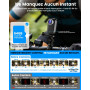 Veralyxa Caméra Sport, 4K Mini Camera Sport WiFi avec Carte 64 Go, Camera POV Caméra Portative étanche IP65, Action Cam – Autono