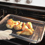 PIQIUQIU Panier de Barbecue en Acier Inoxydable Multifonction Grille de Barbecue Plateau de Cuisson pour Frites, Grillade (30x 2