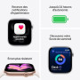 Apple Watch Series 11 [GPS + Cellular 42 mm] Montre connectée avec boîtier Or Rose et Bracelet Sport Rose Tendre. Score de Somme