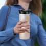 Caffoltgo Lot de 4 gobelets à sublimation isothermes à double paroi en acier inoxydable pour loisirs créatifs - 600 ml avec couv
