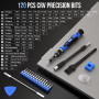 STREBITO Sets Tournevis de précision électroniques kit d'outils pour PC,PS | 142 pièces Tournevis micro kit multi-embouts pour r