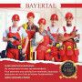 BAYERTAL Fraise à arrondir diamantée 35 mm × R10 – Pour l’arrondi des carreaux durs, grès cérame, granit, marbre, etc. – Fraise