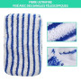 GIONAR 6pcs Lingettes Clean and Steam pour Rowenta Clean & Steam ZR005801/ZR005804/ZR850002/RY7/RY8 Série, Serpillère Microfibre