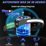 Aaizplz 2 Pièces Lampe Frontale LED Ultra Puissante,2000 Lumens 5 Modes Lampe Frontale Rechargeable,Capteur De Mouvement USB IPX