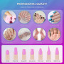 Lot de 26 forets à ongles avec étui de support, embouts de sécurité en céramique de 2,4 mm pour perceuse à ongles, forets électr