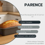 PARENCE – Moule Rectangulaire 47,5×31,5×5,5 cm – Plat Four Antiadhésif Téflon – Cuisson Viande, Légumes, Lasagnes, Gâteau