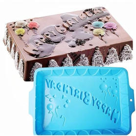 FantasyDay® 1 Cavités Ustensiles à pâtisserie Antiadhésif Moule en silicone Pour Muffins, gâteau au chocolat, moule à savons, Cu