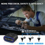 Vgate iCar Pro 2S Adaptateur Bluetooth OBD2 Check Engine Lecteur de Code véhicule Outils de Diagnostic pour iOS&Android et Windo