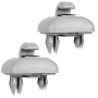 Lot de 2 Clips de Pare-Soleil pour Audi A4 B8, Support de Pare-Soleil Audi avec A1 A3 A4 A5 Q3 Q5 (8E0 857 562) A7 B6 B7 B8 S4 S